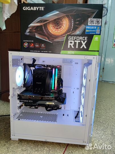 Игровой пк core i7/RTX 3070/32гб озу ddr4/ssd 1тб