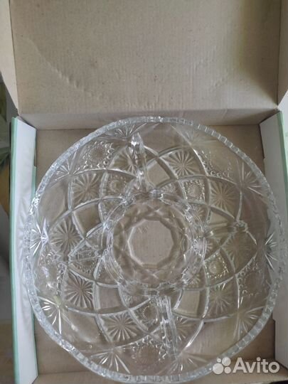 Хрустальная менажница