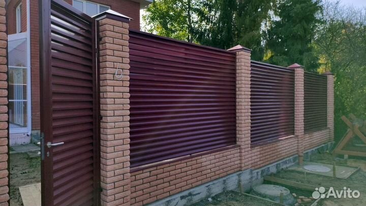Забор жалюзи
