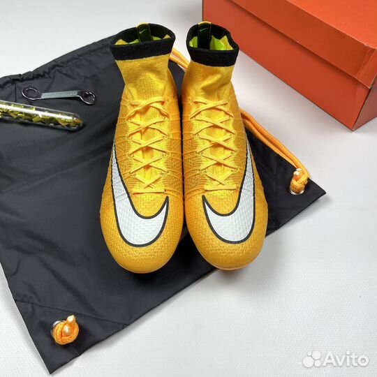 Бутсы Nike Mercurial Superfly SG-PRO Laser Orange