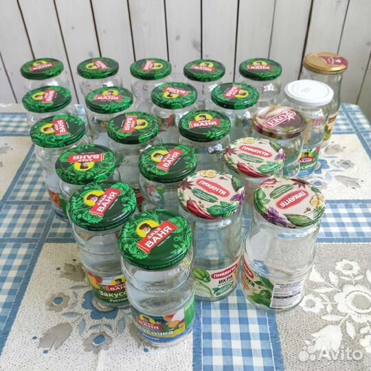 Банки стеклянные 0.5л, 0.7л, 1л