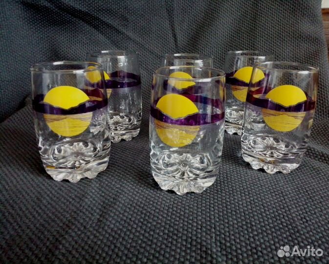 Стаканы стеклянные,набор