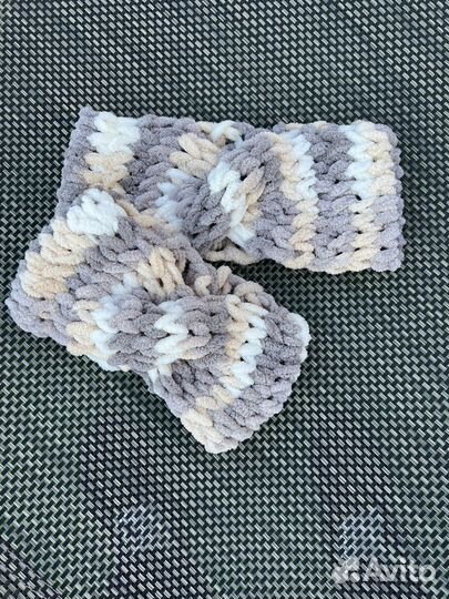 Повязка на голову теплая