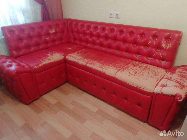 Перетяжка мягкой мебели, ремонт