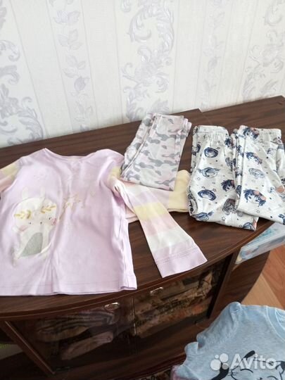 Пакет футболок для девочки на рост 110-116