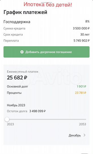 Коттедж 55 м² на участке 2 сот.
