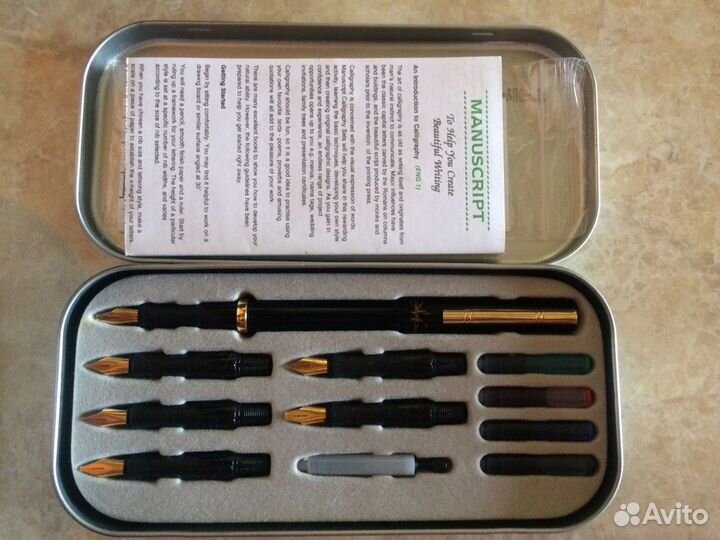 Набор для каллиграфии Deluxe, Manuscript