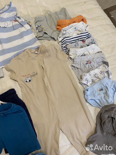 Детские вещи пакетом на мальчика 86