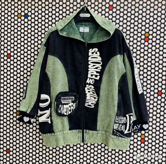 Куртка джинсовая, 4 расцветки, от 52 до 60 р-ры