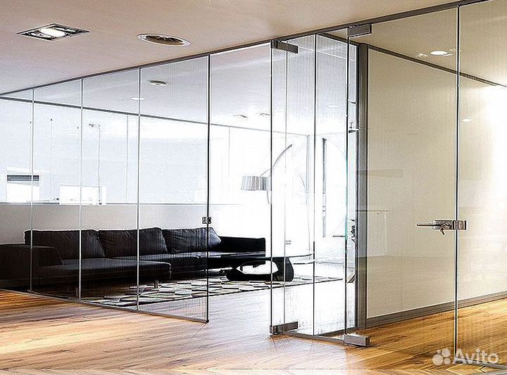 Перегородка в офис стекло