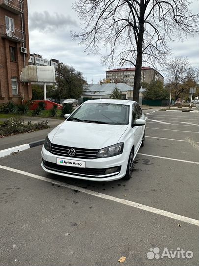 Volkswagen Polo 1.6 AT, 2017, 210 000 км