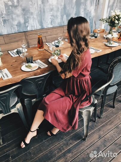 Платье Unique Fabric Йоко с коротким рукавом