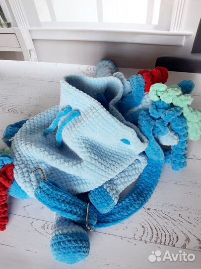 Рюкзак вязаный детский