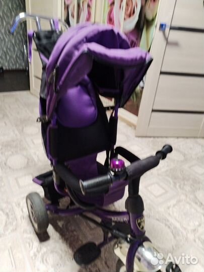 Детский велосипед с родительской ручкой бу