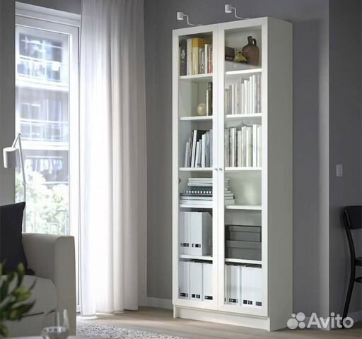 Шкаф - стеллаж книжный белый (аналог Икеа IKEA) купить в Нижнем ...
