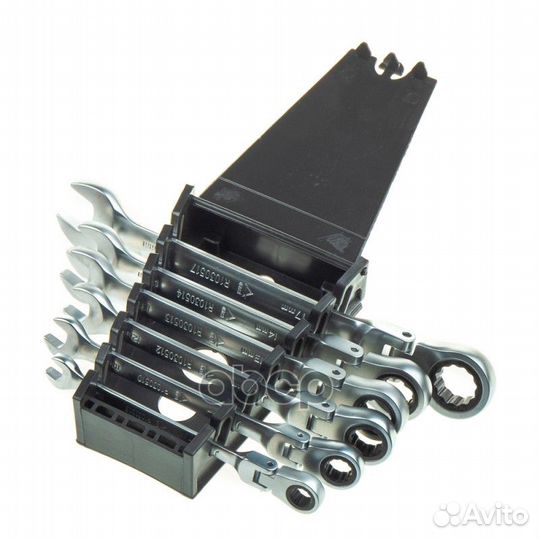 Набор ключей комбинированных 6пр. трещоточные ш