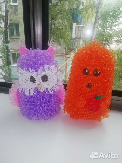 Мочалки ручной работы