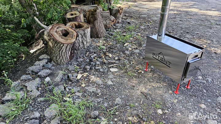 Печь Inten для мобильной бани палатки с камнями