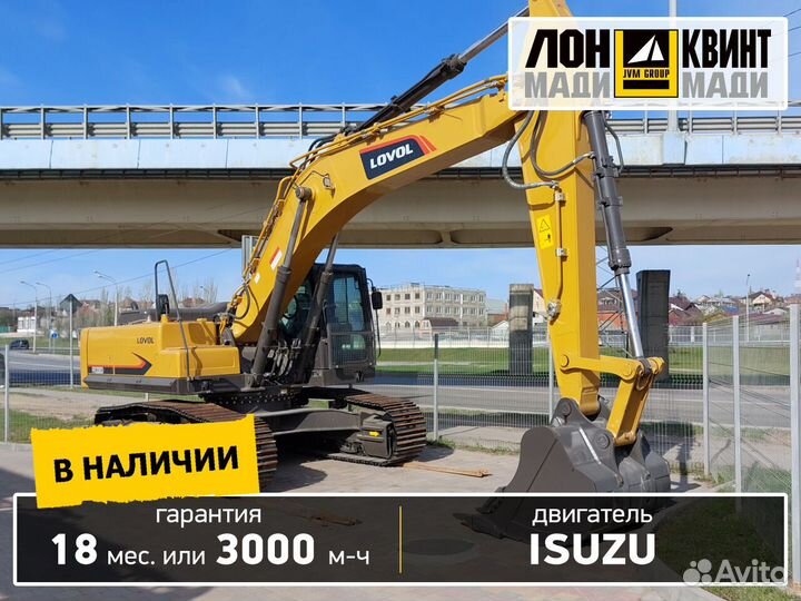 Гусеничный экскаватор Lovol FR330D, 2022