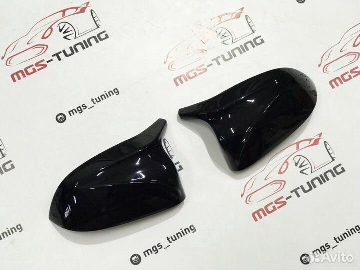 Крышки зеркал X6M F96 на X6 G06 Черные
