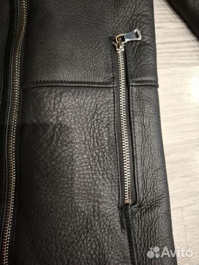 Дубленка авиатор женская