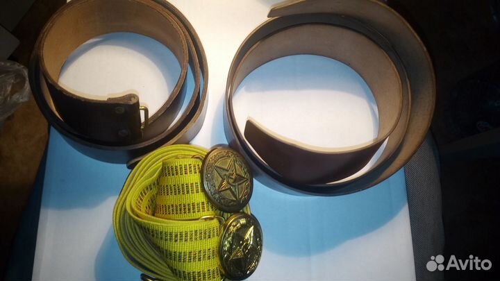 Военные армия СССР ремни бляхи фляга разгрузка
