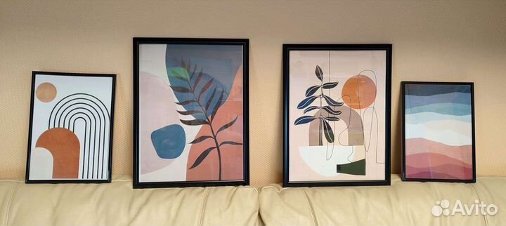 Комплект современных постеров