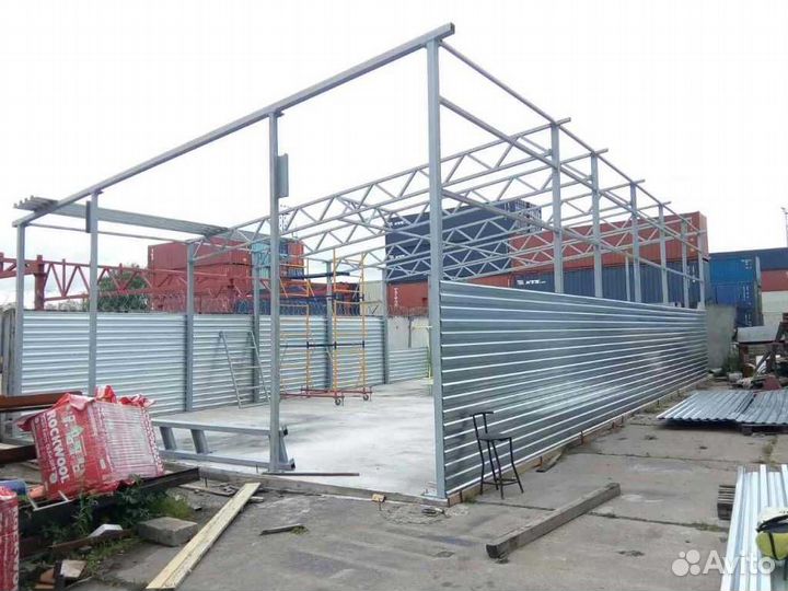 Быстровозводимые навесы, склады, ангары