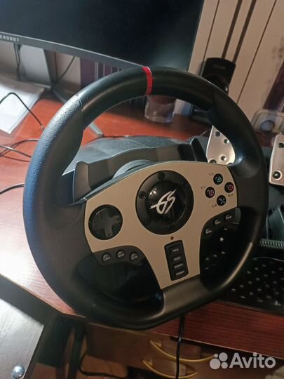 Игровой руль dexp wheelman pro gt
