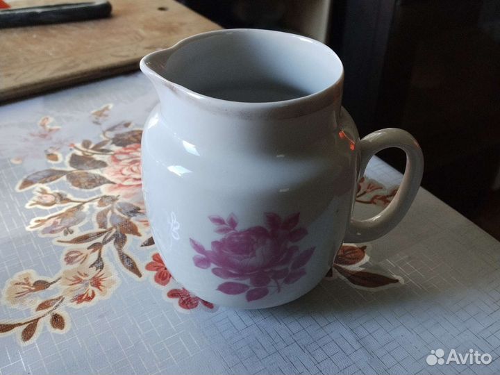 Молочник сливочник фарфор