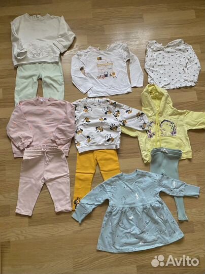Вещи пакетом на девочку 92