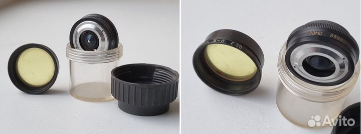 Окуляры, объективы для микроскопа, фильтры, разное