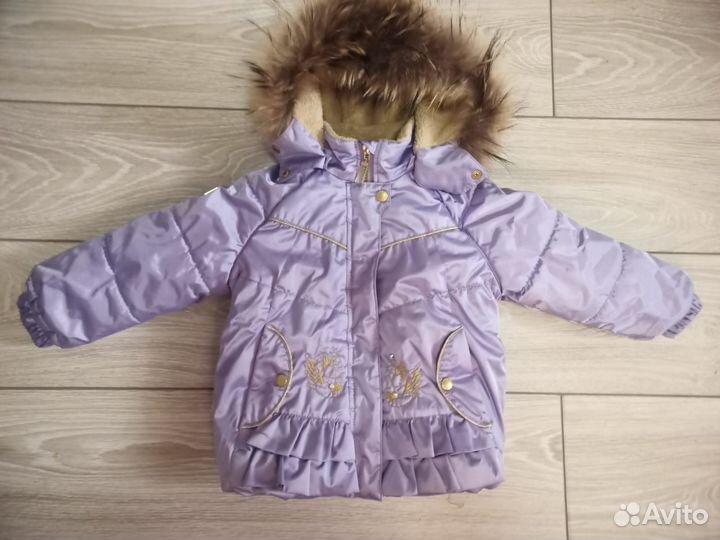 Зимний костюм для девочки 92 98