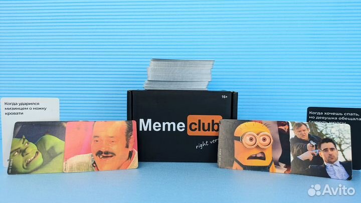 Игра Meme Club Мем Клуб 400 карточек