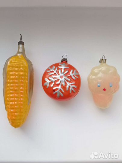 Елочные игрушки СССР редкие