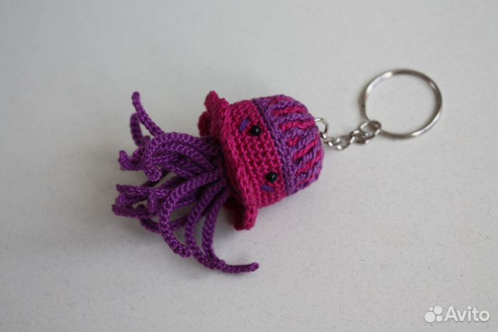 Мягкие брелки игрушки Вязаные брелки для ключей