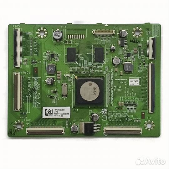Плата T-Con EAX62076701 телевизора LG 50PZ950S-ZA