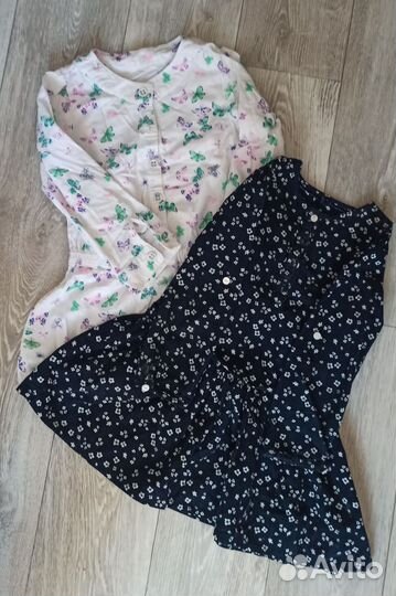 Вещи пакетом на девочку 116 122