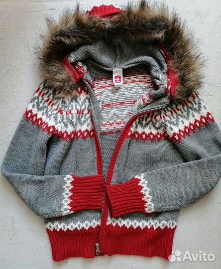 Кофта с капюшоном р. 158