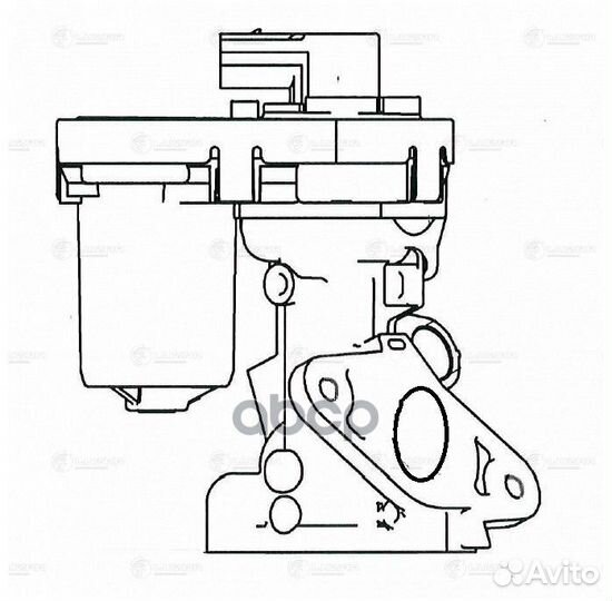 Клапан рециркуляции отработанных газов Luzar 1886