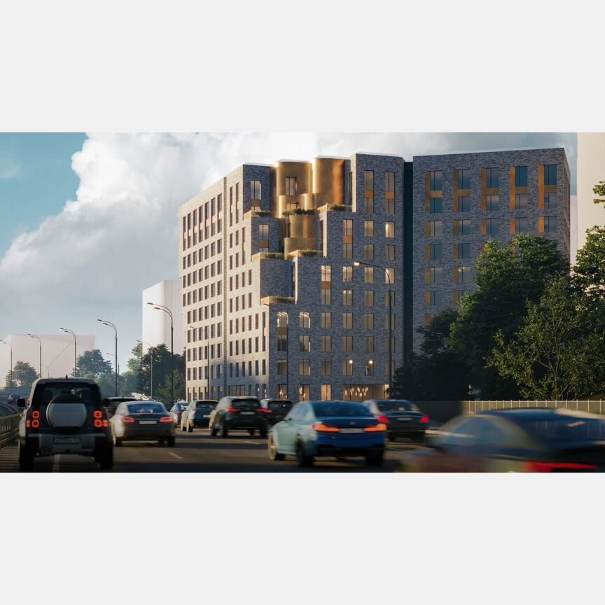 1-к. апартаменты, 42,6 м², 8/10 эт.