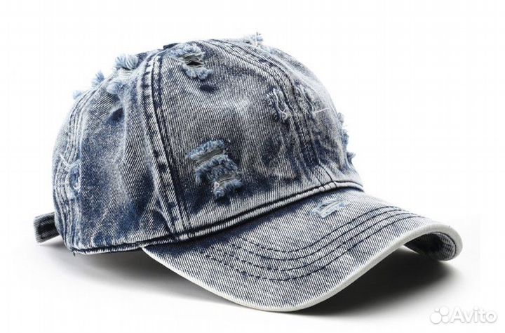 Кепка джинсовая