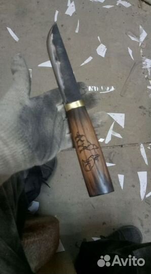 Нож кованый ручной работы