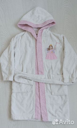 Махровый халат для девочки