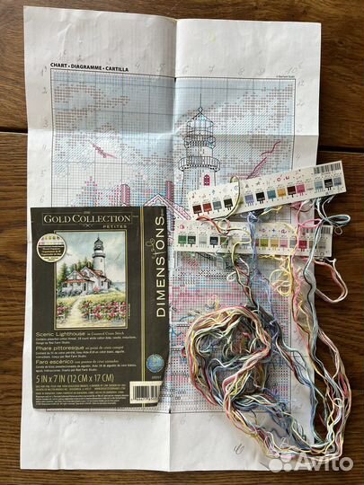 Dimensions набор для вышивания остатки «Маяк»