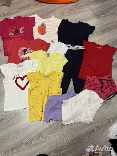 Вещи пакетом на девочку 110