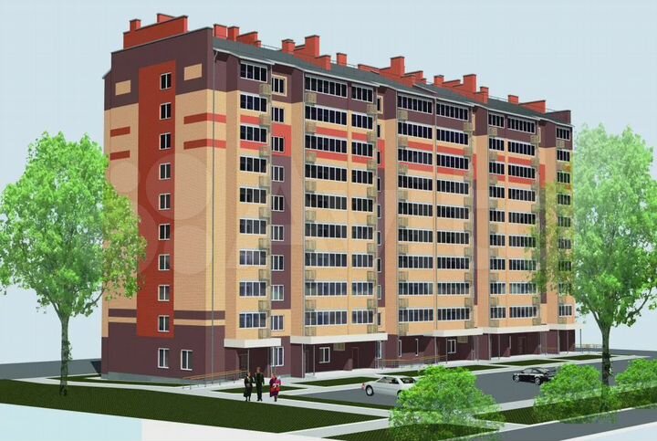 2-к. квартира, 89 м², 6/10 эт.