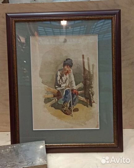 Акварель Константина Егоровича Маковского