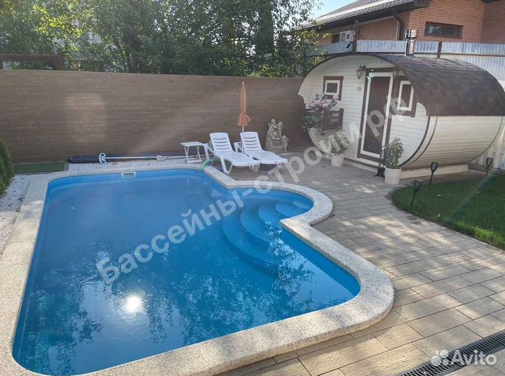 Бассейн 6х3х1,5 от производителя,ступени Лето