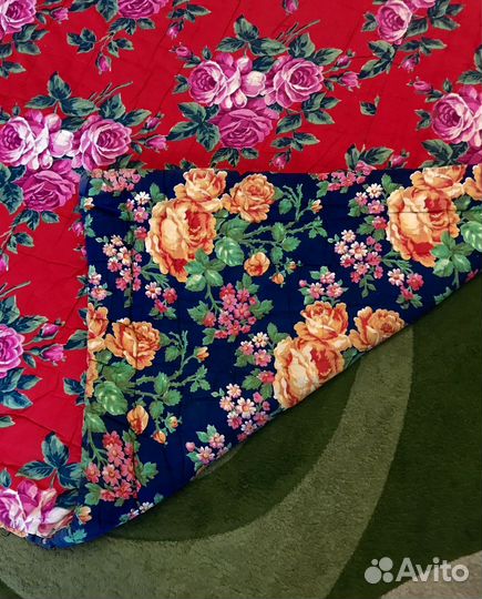 Ватное одеяло бу,в хорошем состоянии